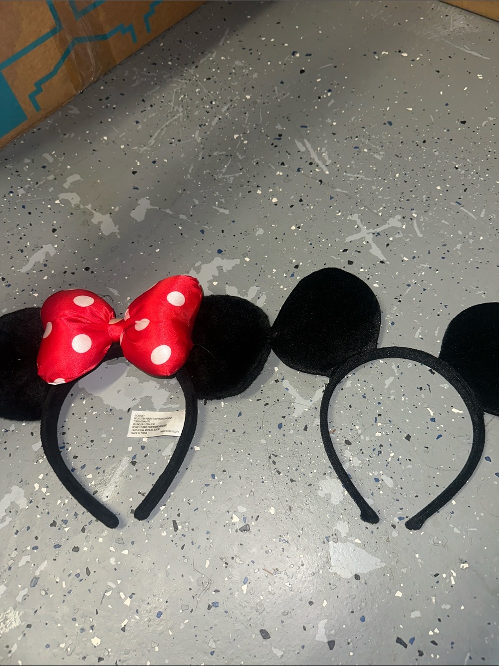 Minnie Mouse+ Mickey Mouse Bundle: Style Black Ear Headbands Disneyland Disney